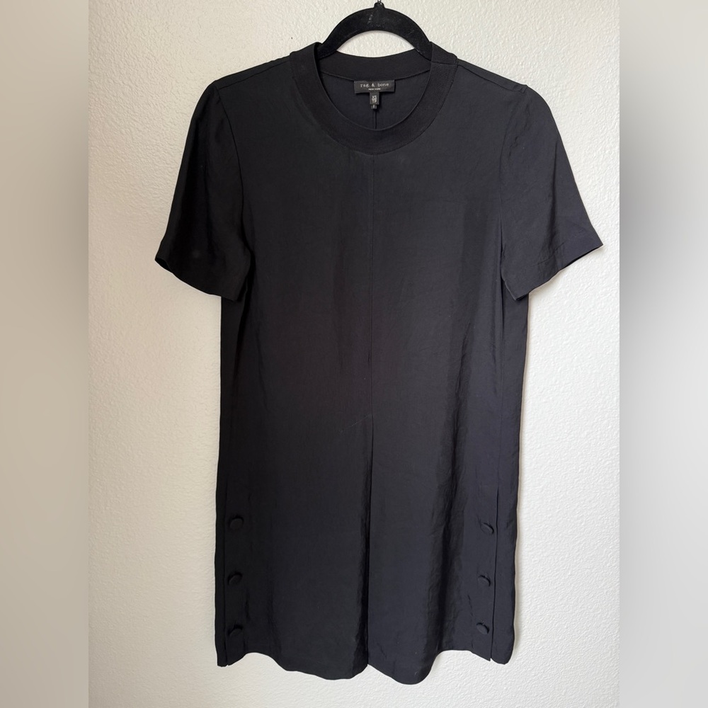 Rag & Bone Silky Button Tee Dress